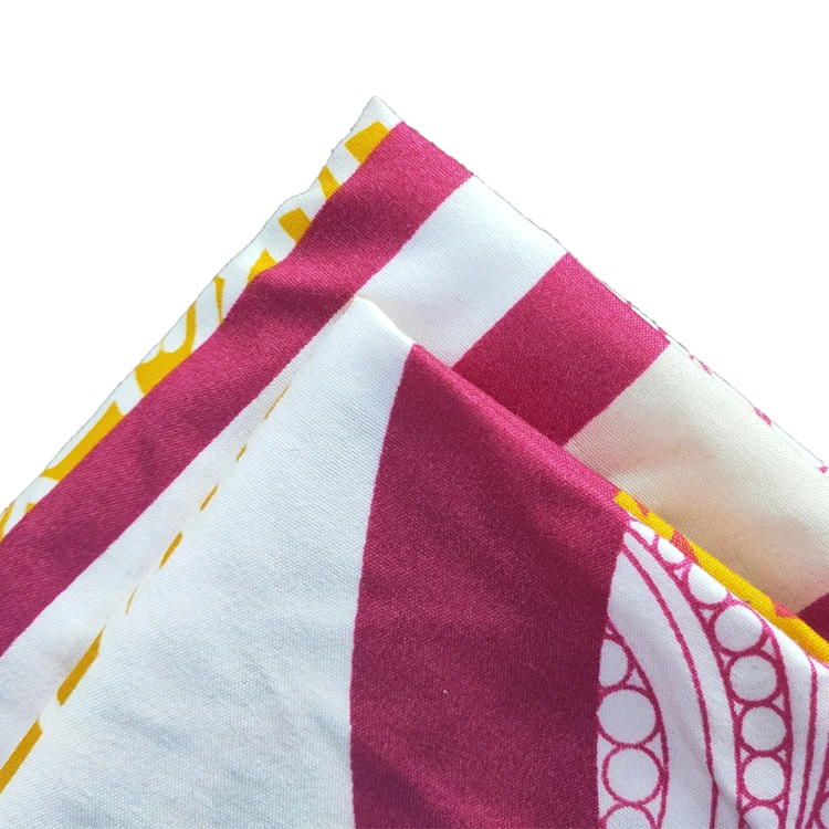 Pigment Printing Polyester Fabric Mattress Africa Microfiber Fabric Plain Grain Wholesale By The Meters