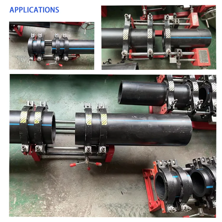 APAS semi Automatic Hydraulic HDPE  Butt Welding Machine for Pe  PPR pvdf pb pipes fitting 280mm 500mm