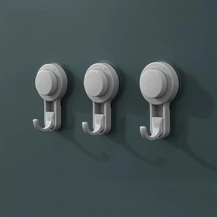 Baolong Factory Suction Cup Hanging Hooks Transparent Bathroom Kitchen Suction Cup Wall Plastic Hooks