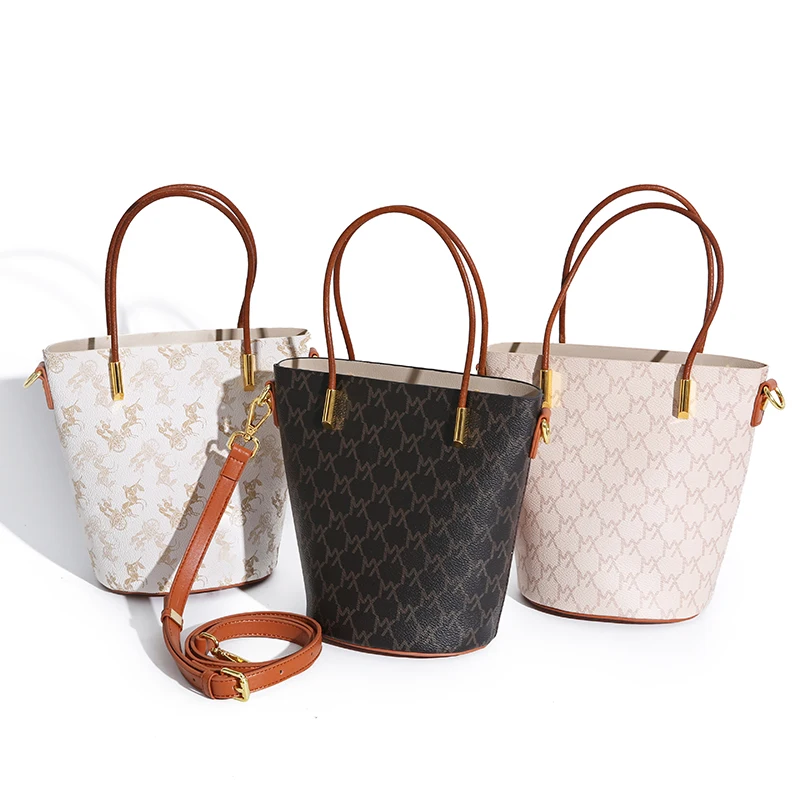 Wholesale Ladies Handbags Fashion Korean Style Shoulder Bag Messenger Portable Bucket Bag
