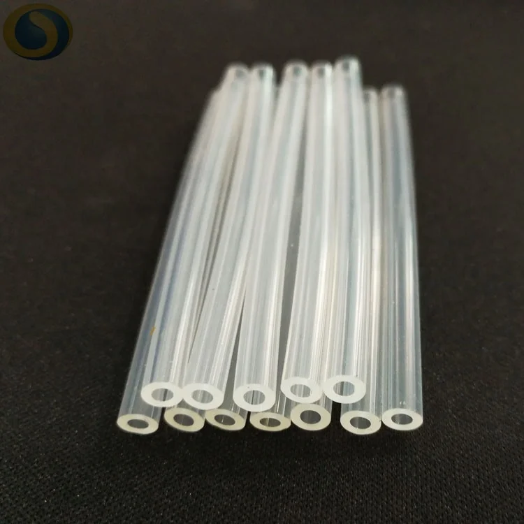 Flexible soft thin wall large diameter silicone tube for led strip