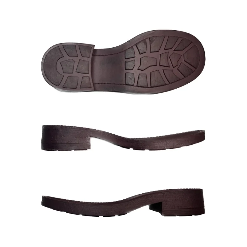 New Fashion Business Oxford Shoes for Men and Women Thick Casual Outsoles with TPR Color Rubbed Design