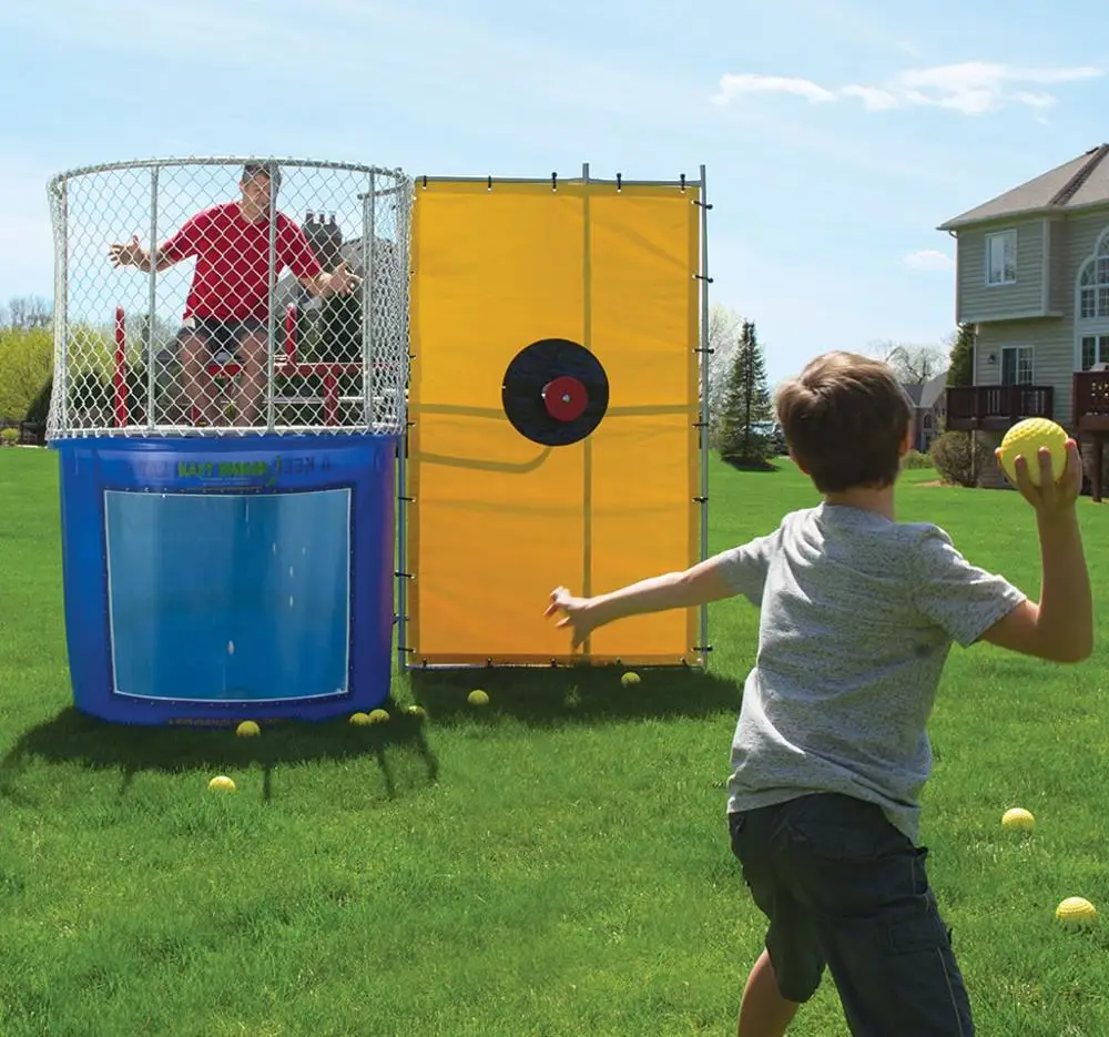 Hot Selling Cheap Inflatable dunk tank Splash Game for Sale dunk tank Water Game
