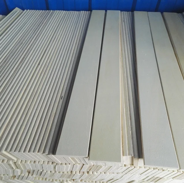 Customize various sizes of beech strengthen wooden slats bed frame