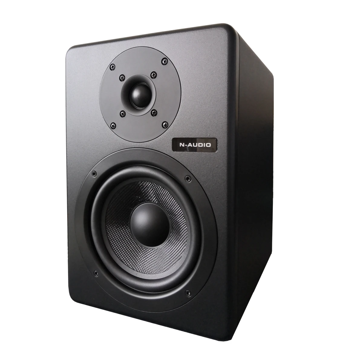 N-AUDIO C8 Inch Active 2 Way Monitor Speaker Black Professional Audio Video & Lighting
