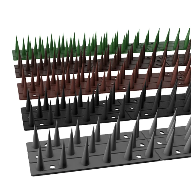 Defender Spikes Plastic Bird Spikes for Pigeons and Other Small Birds Squirrel Deterrent
