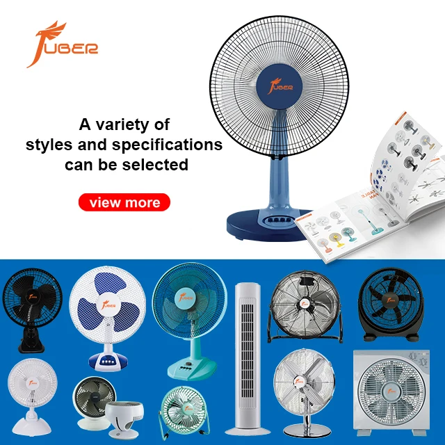 Hot- Selling Quiemanicure table fans bladeless with exhaust fan 16 inch with white grill and five blades table stand fan