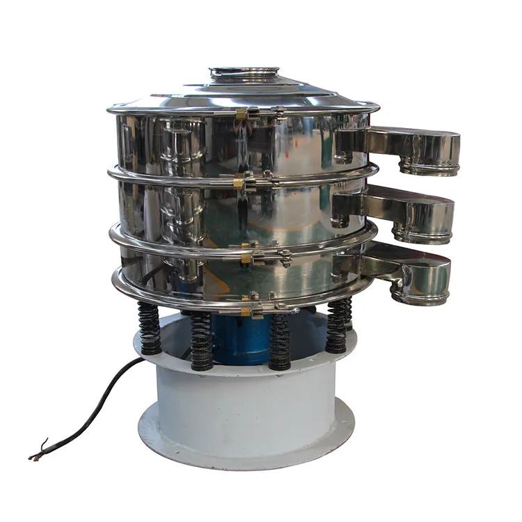 removing impurity plastic high efficiency device rotary vibrating screen sieve