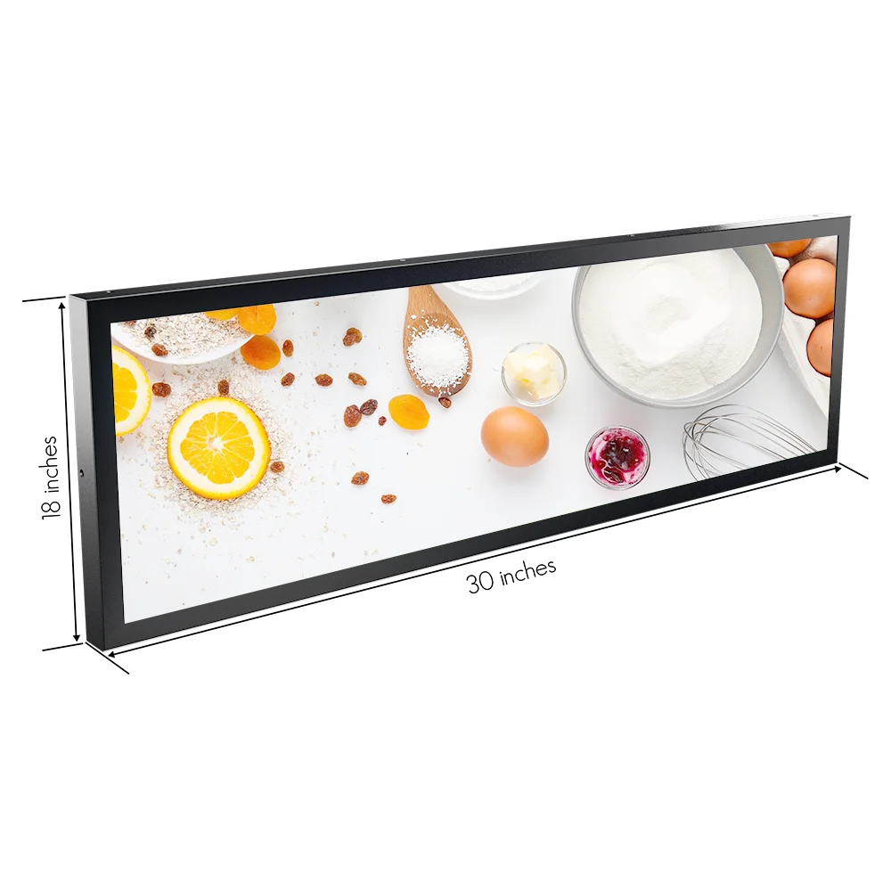 
28.5(32 inch 1/2 cutting) inch advertising player and digital signage 