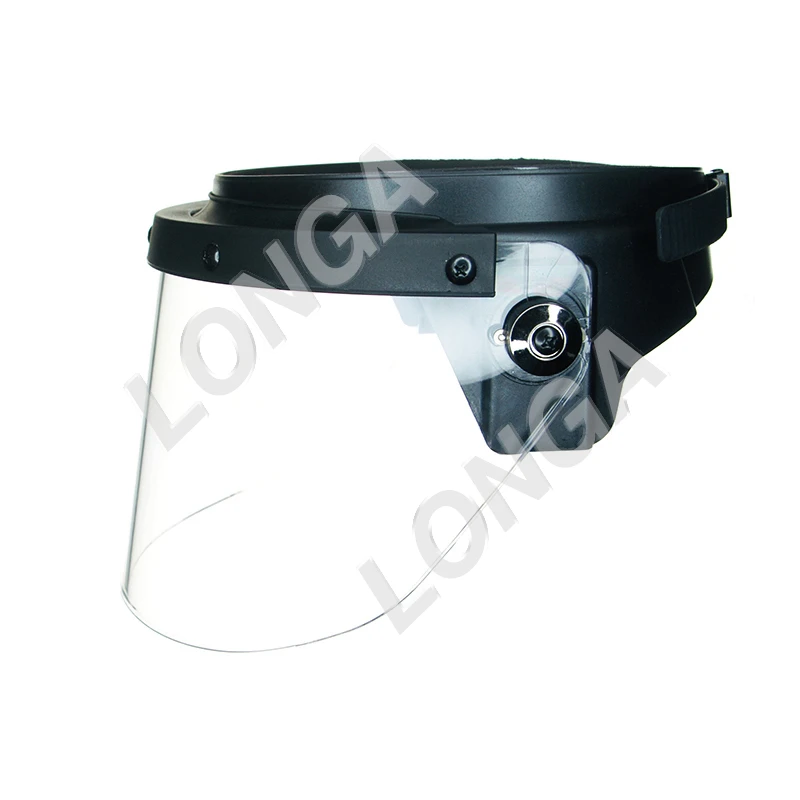 Factory high quality bulletproof helmet visor visor face shield for intercom system helmet PASGT MICH FAST