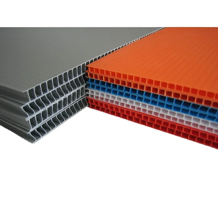 Factory sale corona treated coroplast board pp corflute sheet for granite template corex plastic pp corrugated hollow sheet