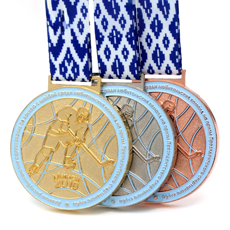 Hot Sale Custom Antique Hockey Medal Medallion