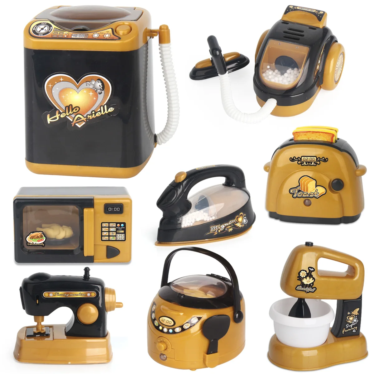 
Amazon Hot New Releases Mini Home Appliances Toys Play House Educational Pretend Kitchen Toys For Kid 