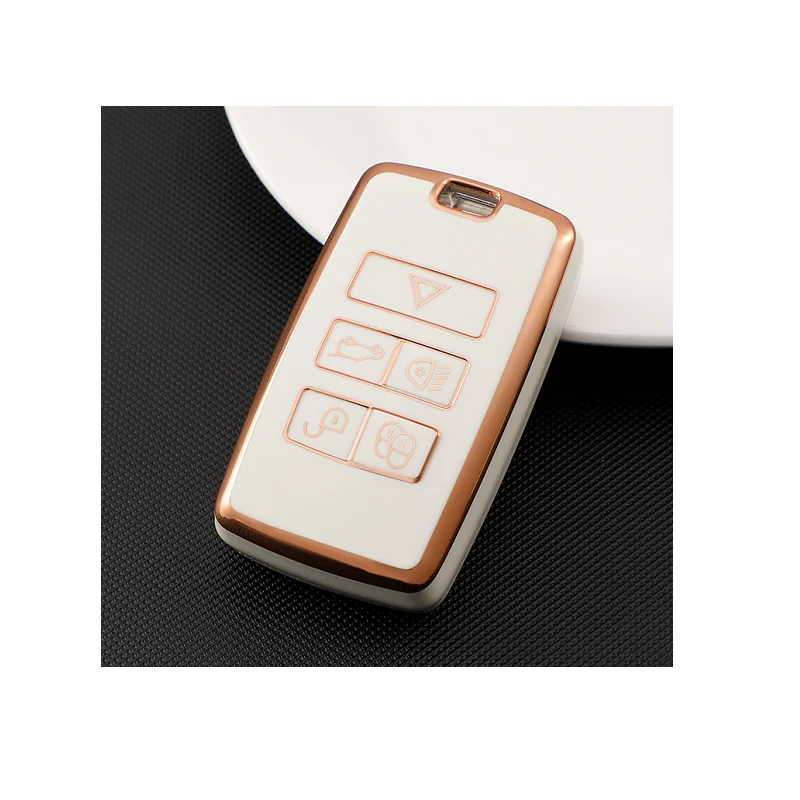 New products Durable TPU Remote Key Protect Replacement Fob Cover Car Key for Land Rang Rover New key Case accessory pouch