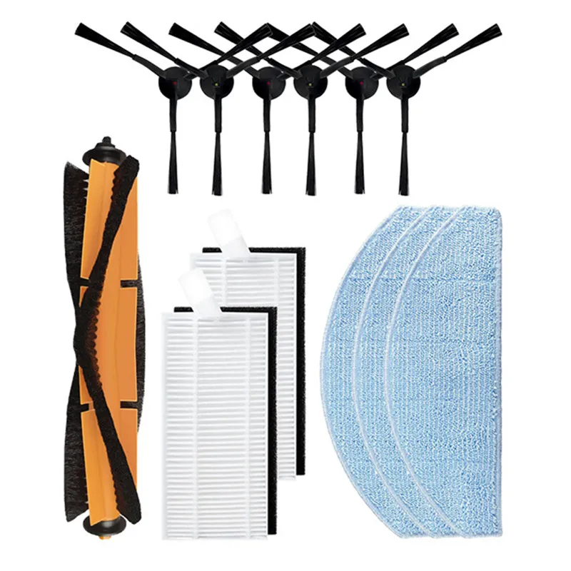 Запчасти для робота-пылесоса Xiaomi Lydsto G2 сменные детали основная и боковая щетки Hepa фильтр тряпичная швабра мешок пыли