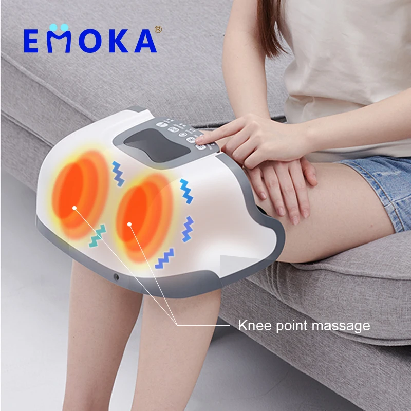 Pain Relief Knee Brace Wrap Knee Joint Warmer Therapy Massager Vibration Heated Knee Massage Machine