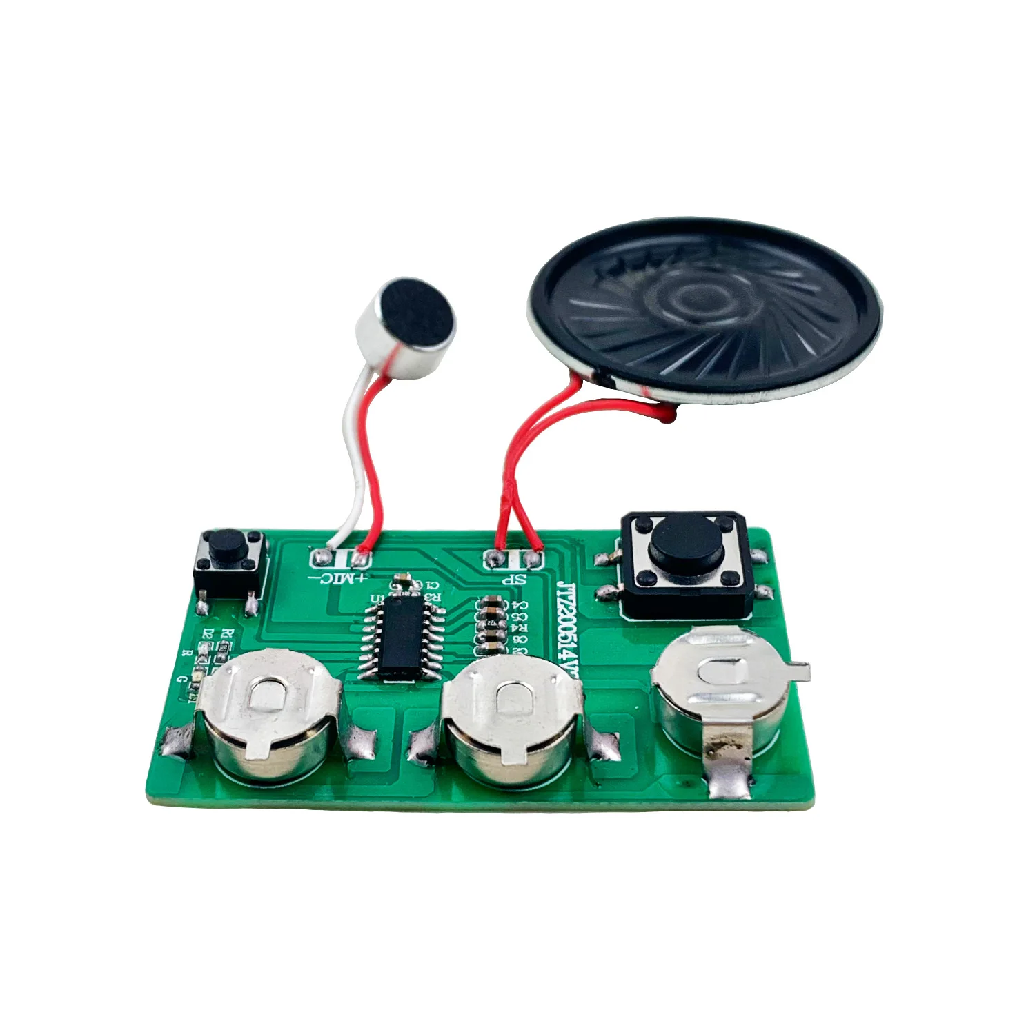 Звуковой модуль квадратной формы с записываемым звуковым чипом электронная печатная плата устройство с кнопками музыкальный оригинальный динамик