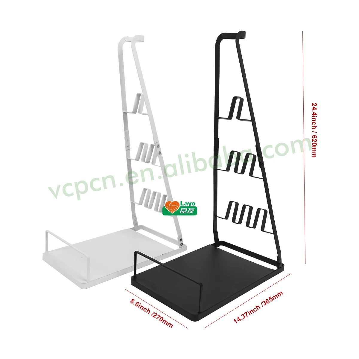 No Drilling Stable Metal Storage Stand Holder for Dysons V7/8/10/11/12/15 Cordless Upright Vacuum Cleaner Accessory Part Station