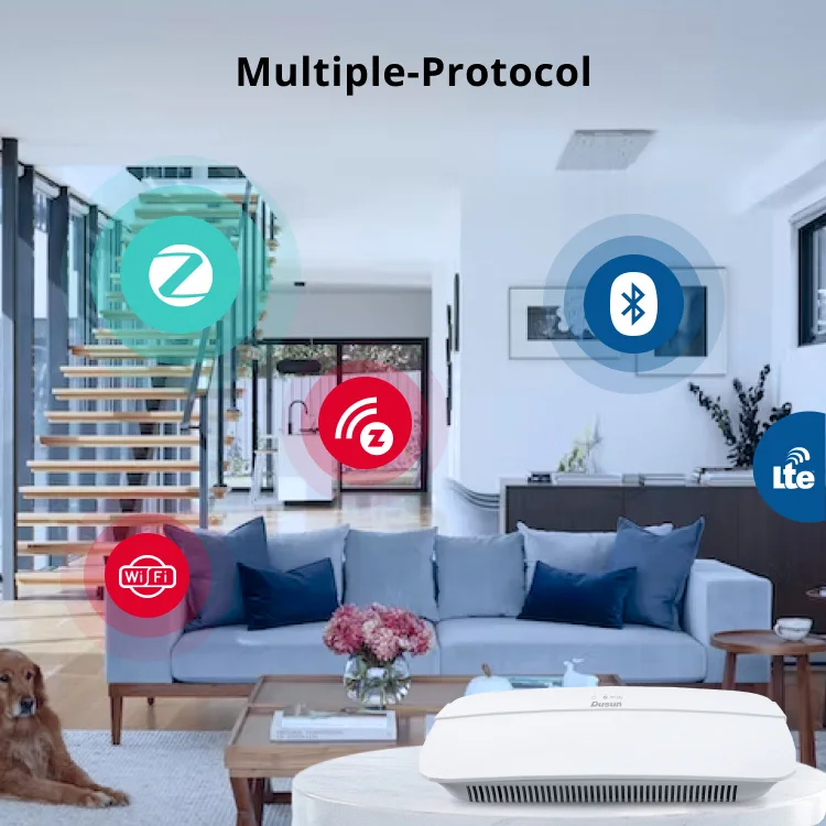 Dusun Smart Elderly Care Programmable Hub Support Zigbee 3.0 Ble Lte Iot Gateway 4G for RPM