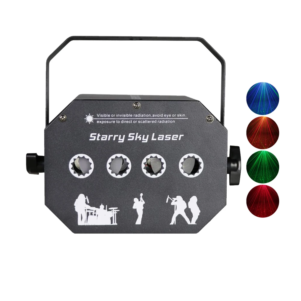 Сценическое Лазерное Освещение Проектор Dj Disco Party Lights с Rgb светодиодный пульт дистанционного управления луч света музыка для дня рождения праздник уличный
