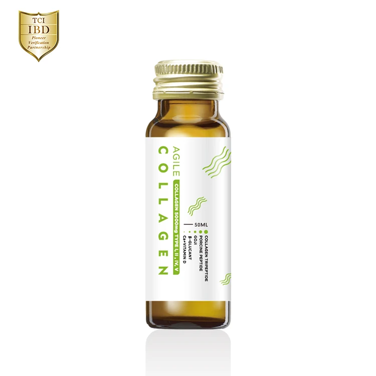 Private Label Type Agile Collagen Drink Thailand Japan Collagen Drink Beauty Enhances Joint Mobility