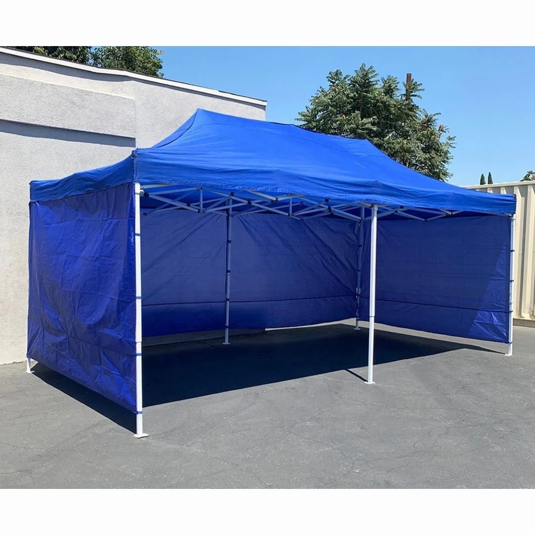 Exhibition Events Large Tents Custom Printing Easy Collapsible Pop Up Trade Show Tent Dual Top Commercial 10x20 Canopy Tent