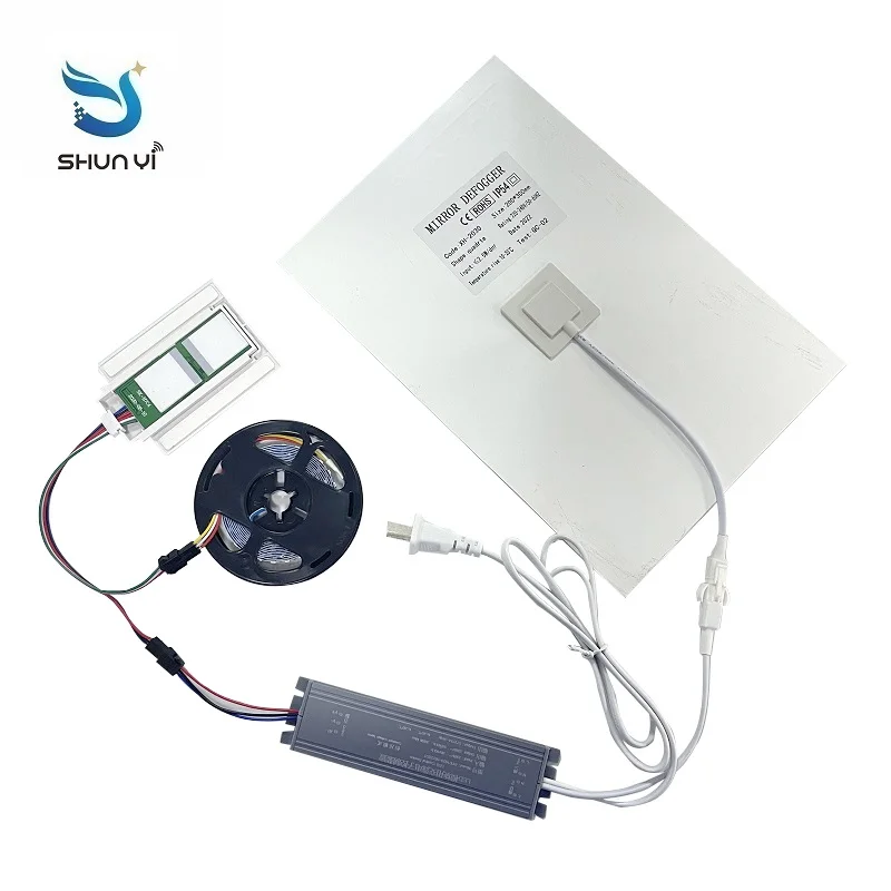 Ultra Thin Aluminum Shell Power Supply 13Mm Ac220V 3A36W Connect Anti Fog Film Lighting Driver Switching Power Supply