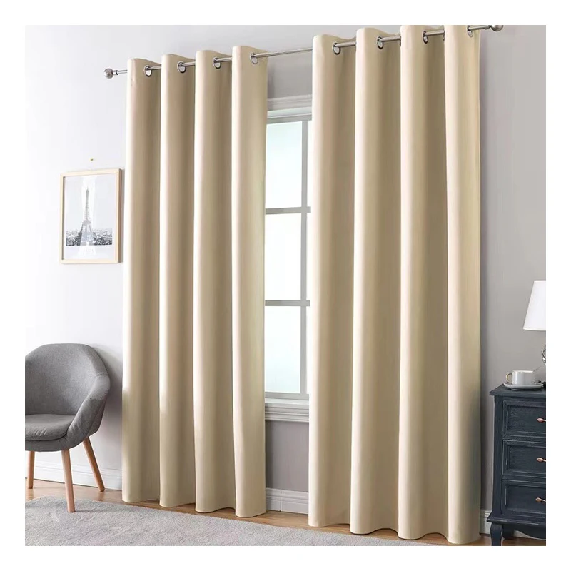 Gray Blackout Curtains for Bedroom 84 inches Long Thermal Drapes Grommet Room Darkening Curtains Noise Reducing for Living Room