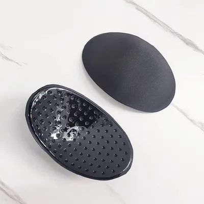 China Factory Invisible Reusable Magic Sticky For Black Shoulder Pads