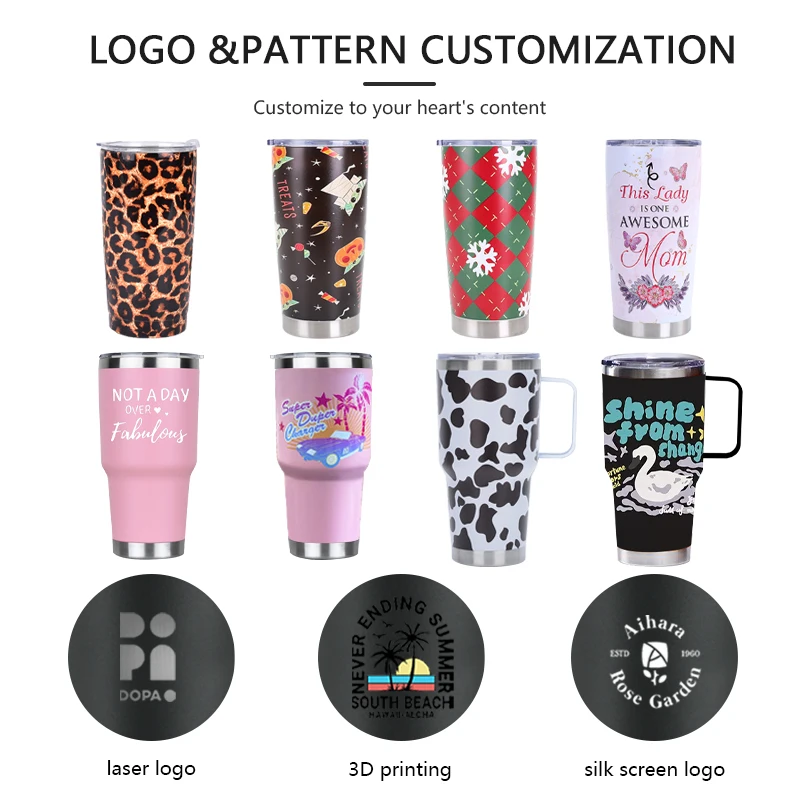 Factory Sale 20oz Matte White Classic Insulated Coffee Tumbler Mugs With Magnetic Straw Lid Keep Cold &Hot Wine Beer Cup Tumbler