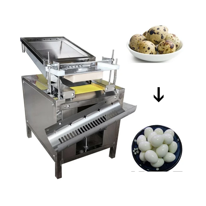 new design cooked quail eggs break peeling machine for Sale