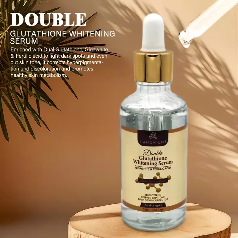 LANORIENT Whitening Face Serum Wrinkle Remove Fine Lines Cream Shrink Pores Fade Dull Melanin Moisturize Brighten Skin Care Set