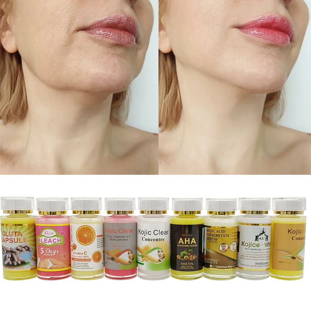 Gluta Master Natural Nine Kinds of Serum New Skin Care Product with Collagen Vitamin C Whitening Moisturizing
