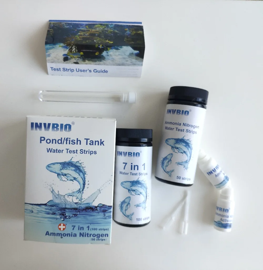 fish pond fish pool water quality test strip kit ammonia ph test kit suppliers