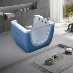 Child Freestanding Acrylic Whirlpool Air Jett Massage Bathtub Baby Bathtub