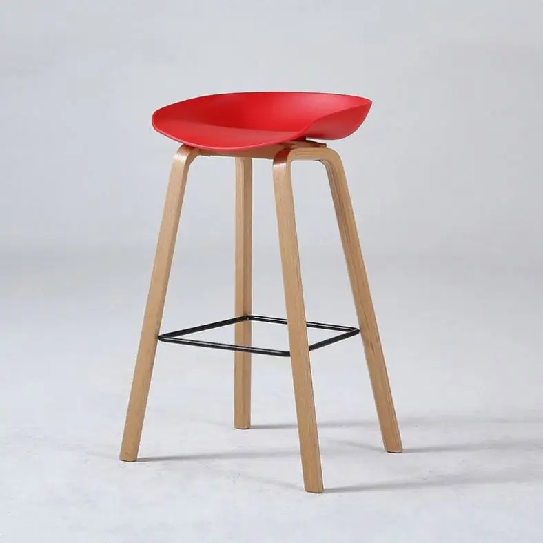 Hot sale plastic seat bar furniture counter cafe restaurant height bar stool high chair