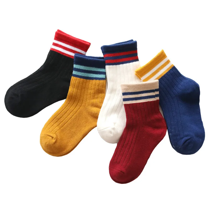 
Low MOQ wholesale child Autumn Winter Style Korean Cartoon Sock Kids Socks 
