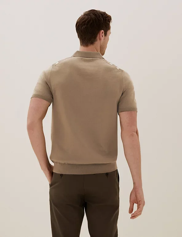 Wholesale Mens 100% Cashmere Sweater Classic Simple Style Polo Neck Pullover Versatile Cashmere Polo Shirt knitwear