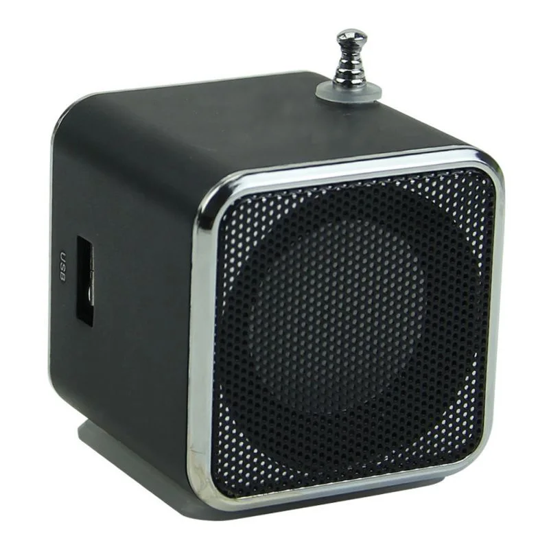 
Portable TD-V26 Mini Speaker MP3 Music Players with LCD Support FM Radio Micro TF SD Stereo Loudspeaker for Laptop Mobile Phones 