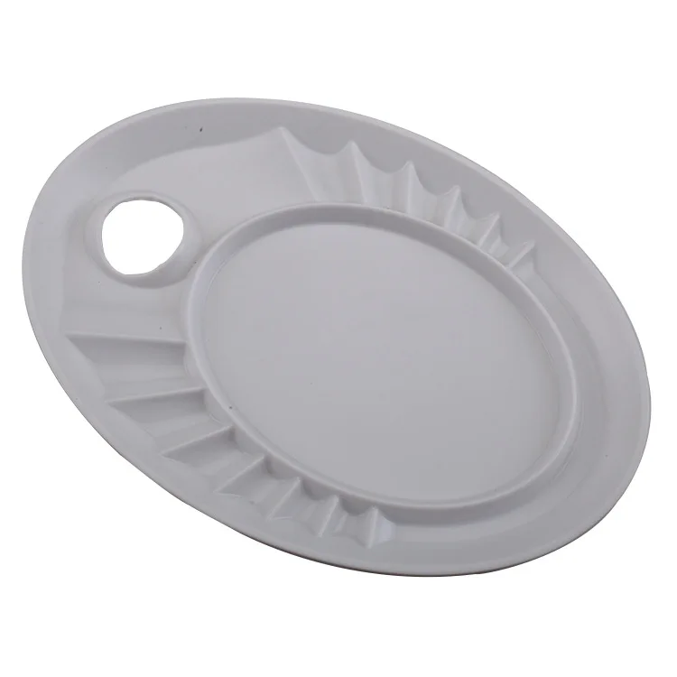 Hot selling Art paint palette tray plastic paint pallets for kids students custom palette