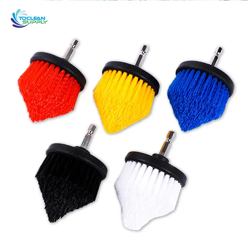 Cleaning Brush Drill Cleaning Brush Power Scrubber Brush 1/4' Shaft Adapter For Carpets Kitchens Bathrooms electric cleaning
