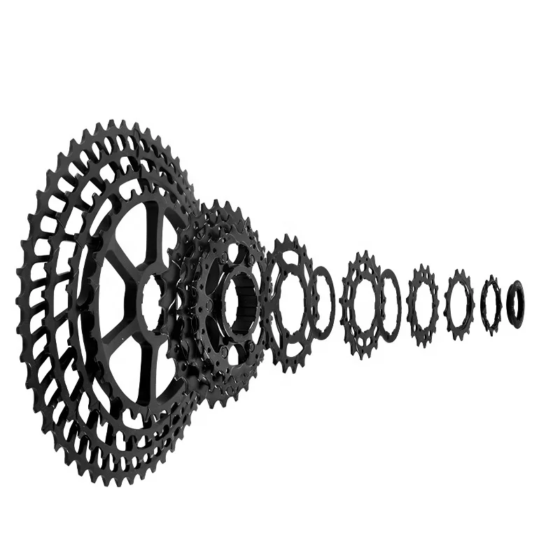12s mountain bike cassette flywheel hollow aluminum alloy flywheel all black 11-50T bicycle flywheel