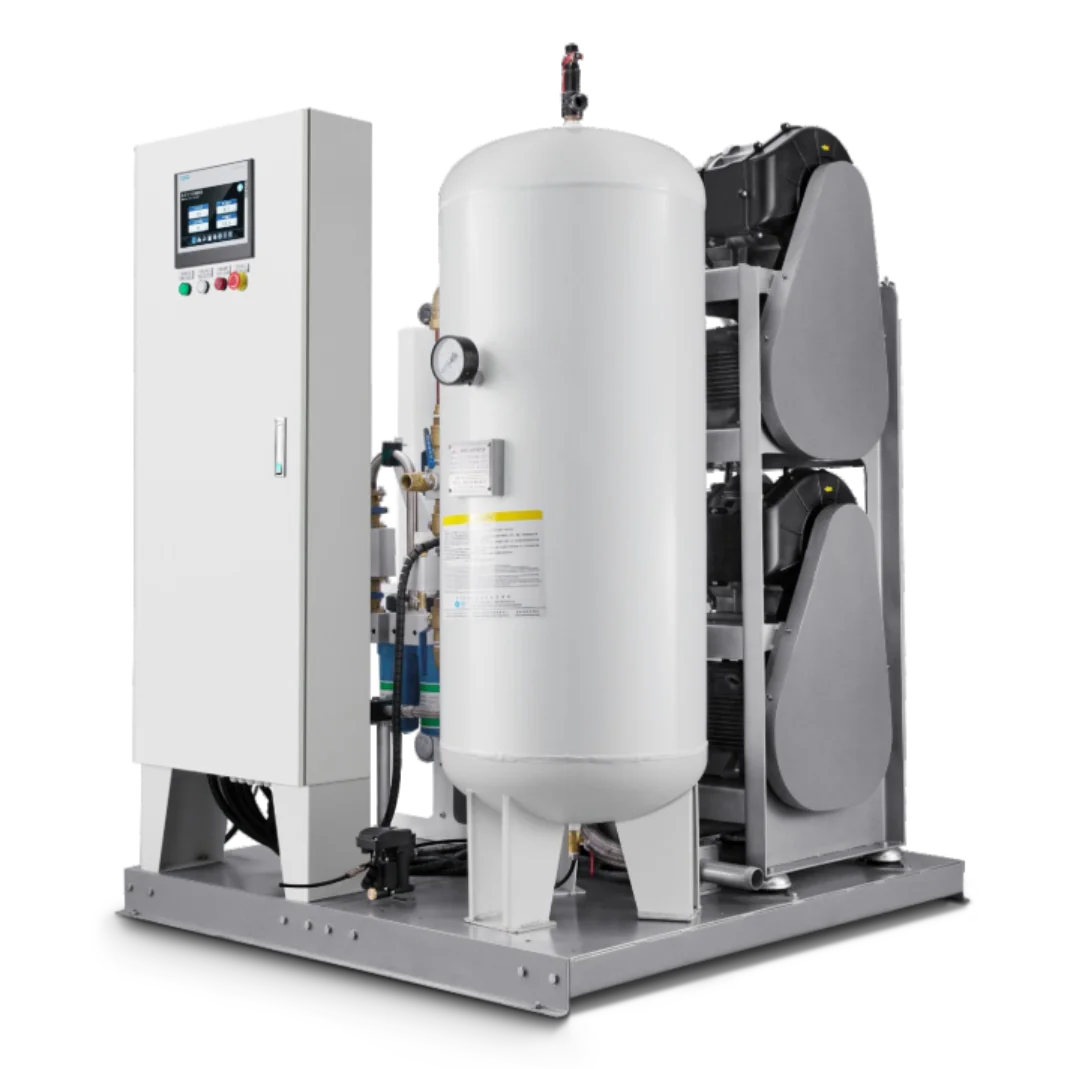 Customized oil free medical scroll air plant system