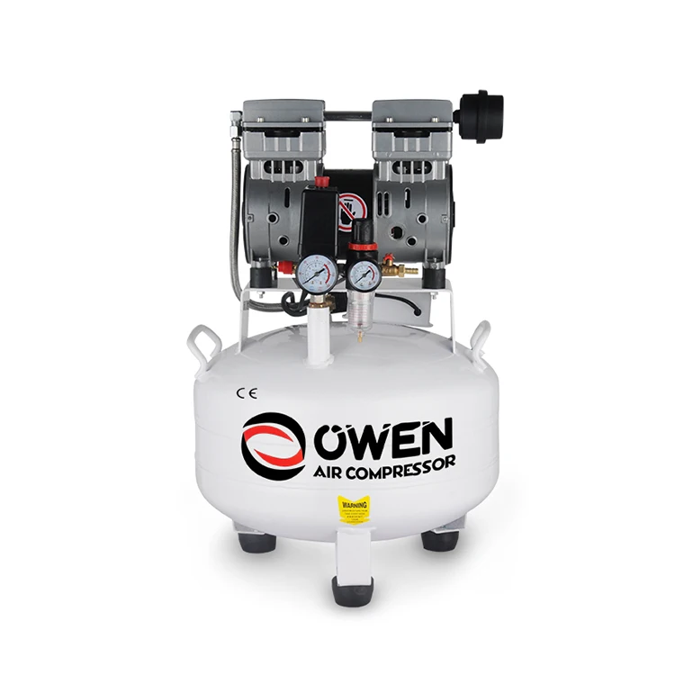 Oem Odm High Pressure Portable Dental 30 Liter Air Compressor Oilless Small Mini Air Compressor