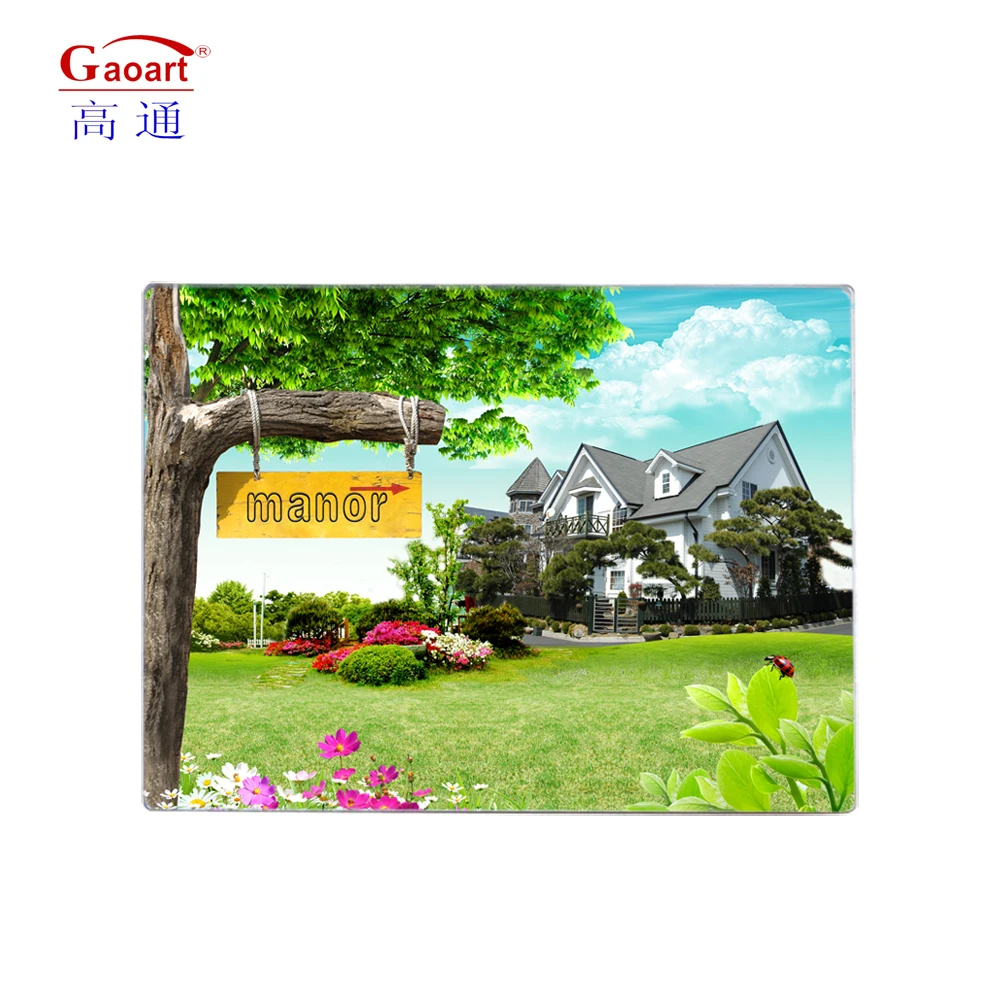 Hot Selling Sublimation Blank Tempered Coated Cheese Chopping Sublimated Kitchen Vegetable Clear Glass Cutting Board