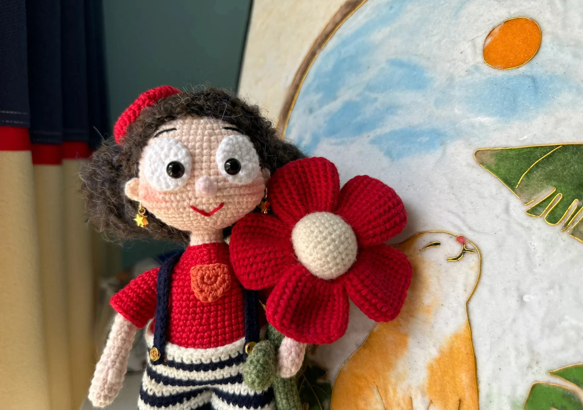 Customizable Crochet Dolls Crochet Knitting Keychain Funny Yarn Knitted Dolls Home Decor Gifts and Party Gift for Gifts Kids