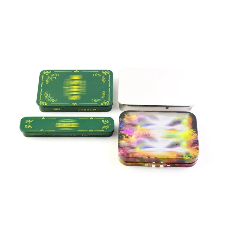 Customized Childproof Smell Proof Metal Tin Box Packaging for Tobacco/ Candy/ Chocolate/ Mint
