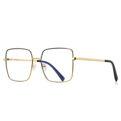 Superhot Eyewear 31970 Fashion 2023 Retro Modern Square Thin Metal Arms Blue Light Blocking Glasses