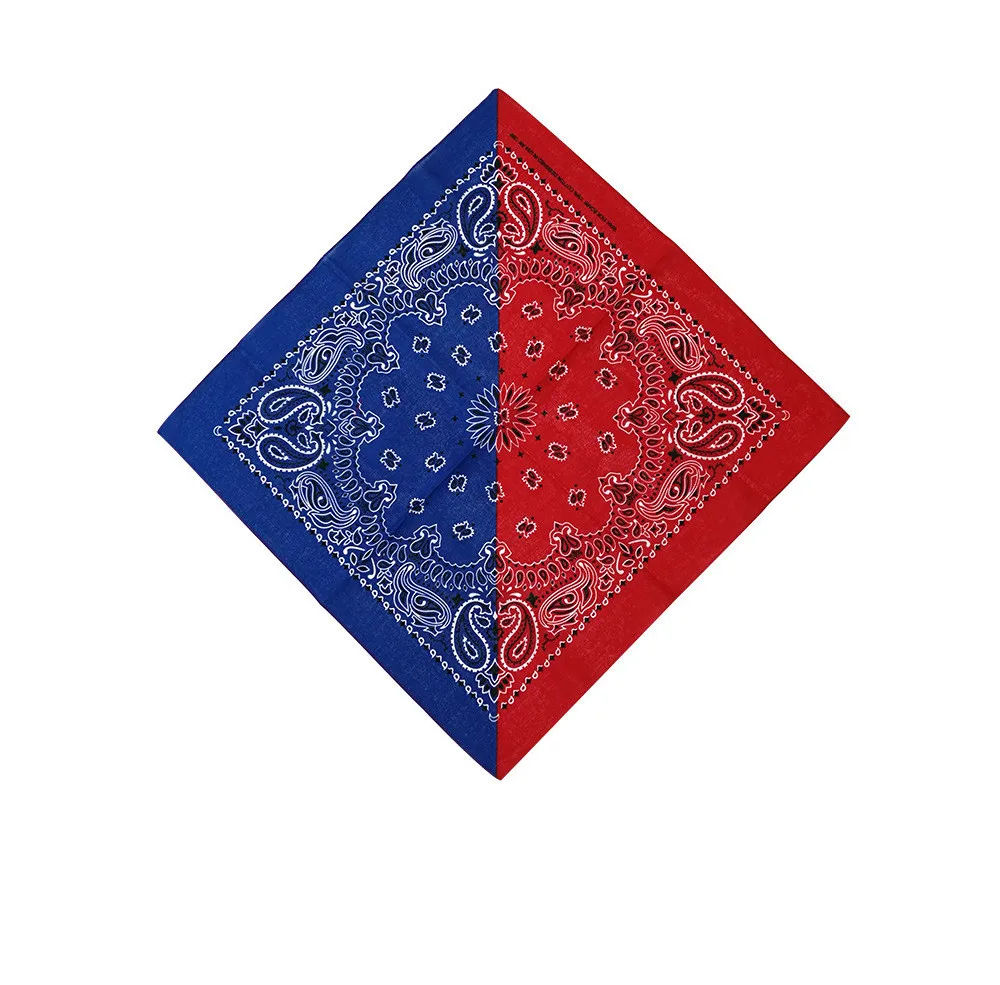 High Quality Printed Paisley Two Colors Combination Headband Bandana