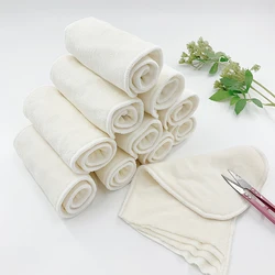 overlocking reusable microfiber cloth diapers with bamboo charcoal nappy inserts liner double gussets